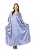Up2date Fashion Satin Caftan in Aqua Animal Print, One Size Kaftan, Style Caf-69