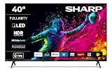 Sharp 40HE3745E QLED Fernseher 40 Zoll Smart TV Powered by TiVo   HDR Fernseher mit Full HD Auflösung und Triple Tuner, QLED TV (2026)