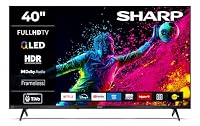 Sharp 40HE3745E QLED Fernseher 40 Zoll Smart TV Powered by TiVo - HDR Fernseher mit Full HD Auflösung und Triple-Tuner, QLED TV (2026) – Ansicht 1