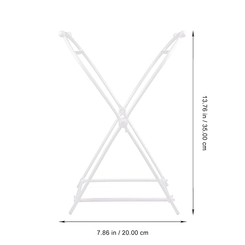 Miniatura 3 de Healifty Soporte de bolsa de basura portátil Pp Estante de almacenamiento blanco simple