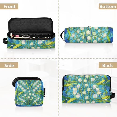Estuche de viaje 2 en 1 para planchas de pelo y rizadores con almohadilla resistente al calor grande para planchas, rizadores y secadores miniatura 5