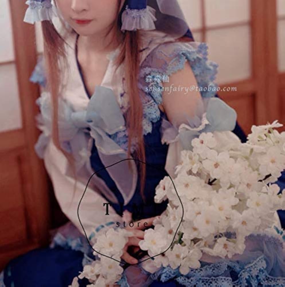 Amazon.co.jp: [XIN XIN] 博麗霊夢 青霊夢 コスプレ衣装