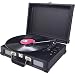 Produktbild Soundmaster PL580 schwarz - Nostalgie Koffer Plattenspieler mit Kopfhöreranschluss