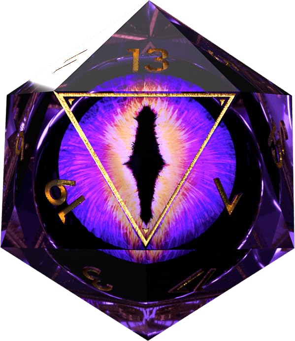 The Shop of Many Things - Purple Dragon Eye D20 [DIE ONLY!]