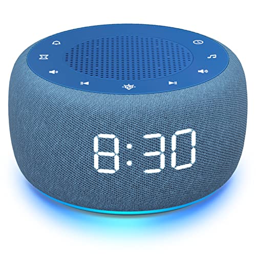 Buffbee Sound Machine & Alarm Clock 2-in-1-0-100% Display Dimmer Under Light Sleep Timer Precise 30-Level Volume Control White Noise Machine product thumbnail 15