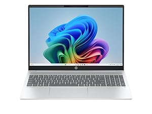 HP OmniBook 5 AI 16-inch Laptop - AMD Ryzen AI 7 350, 16GB DDR5 RAM, 512GB SSD, 16" WUXGA Display, Wi-Fi 6E/7, Backlit Keyboard, Windows 11, Silver (16-ag1503na)