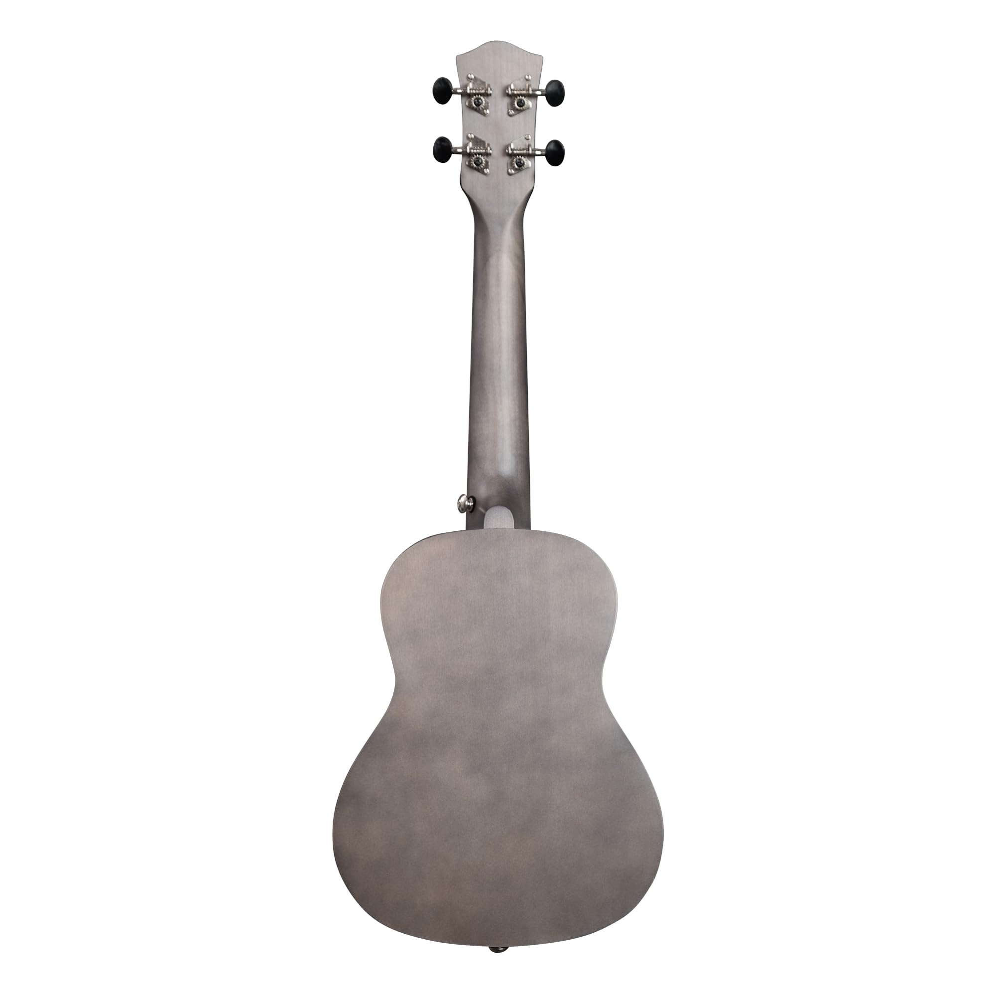Concert - Ukulele in tiglio, con custodia, 3 plettri, colore: Nero