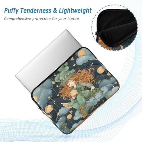 Funda para laptop de 13-14 pulgadas impermeable con diseño leprechaun miniatura 5