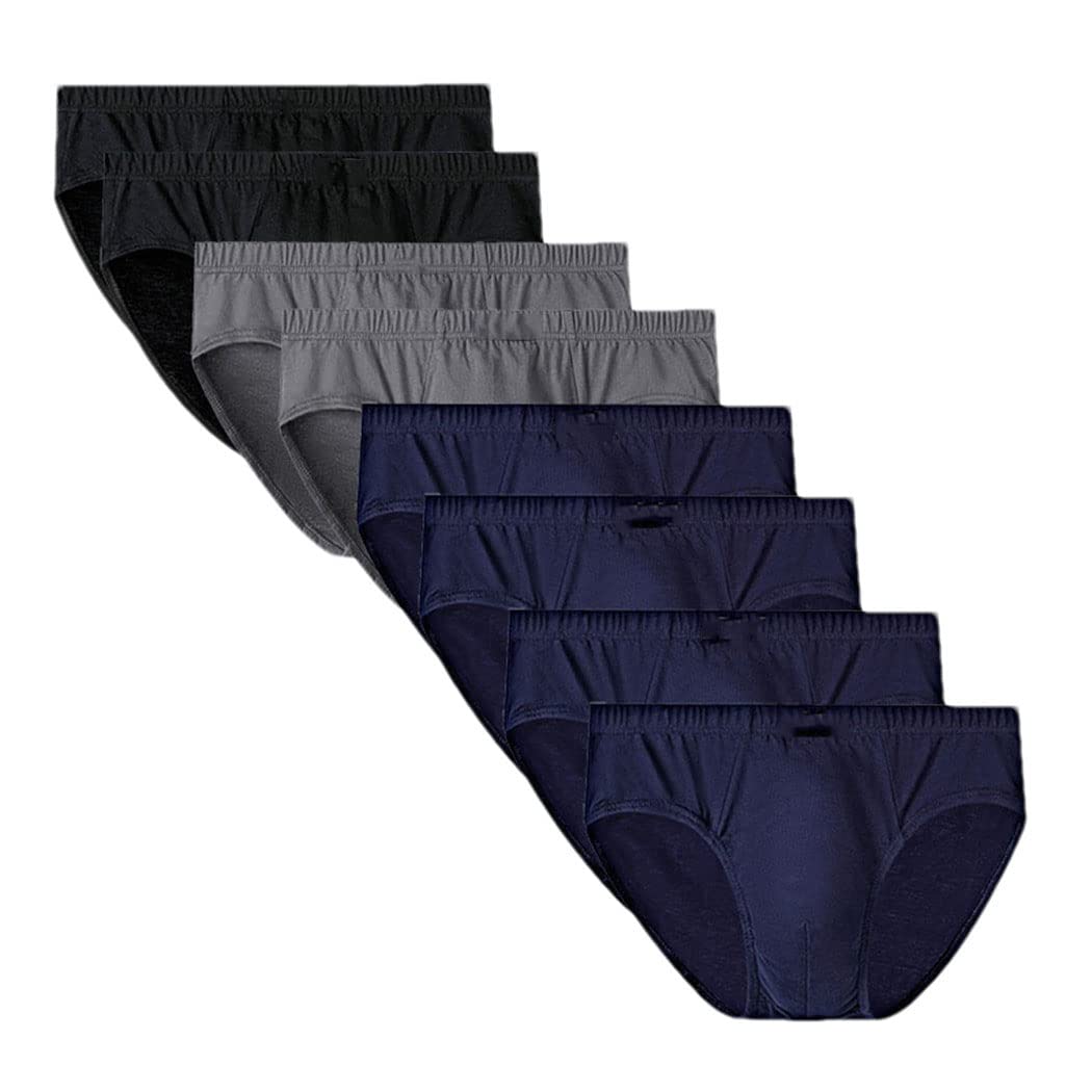 keusyoi 8 calzoncillos para hombre, ropa interior de algodón para hombre, ropa interior de bikini para hombre, ropa interior cómoda y sexy