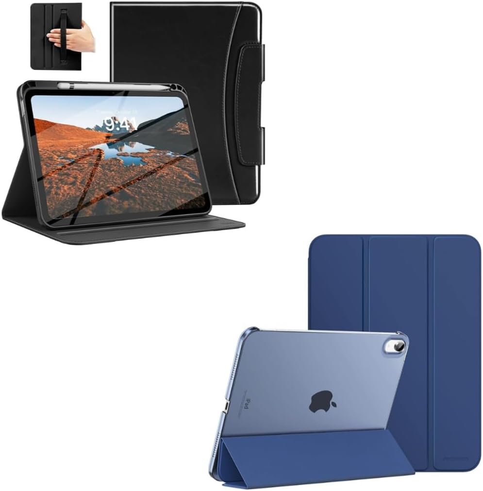 MoKo Case for iPad (A16) 11th Generation 11 Inch 2025, iPad 10th Generation 10.9 inch 2022,Slim Stand Protective Cover,Premium Leather Folio Stand Cover