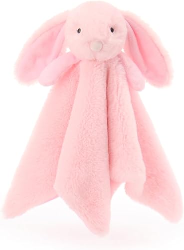 Vista 24 de Apricot Lamb Animales de peluche Conejo Crema Manta de Seguridad de Conejo Infantil Manta de Carácter Manta de lujo Snuggler Plush Baby Love(Conejo