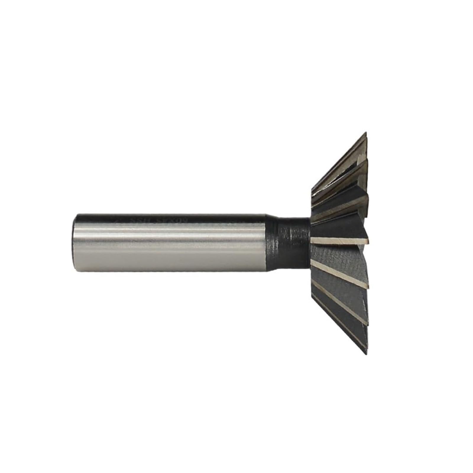 Frez do jaskółczego ogona do maszyny do metalu, frez trzpieniowy HSS z prostym chwytem, ​​frez CNC 45 55 60 stopni 1 szt.(32mmx45)