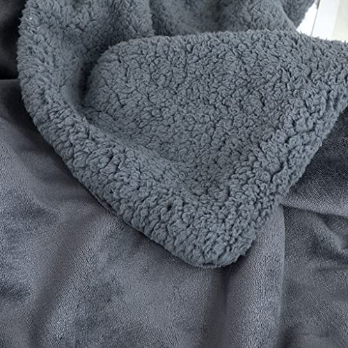 Couvertures for canapés anti-froid : plaid couverture lit en microfibre douce polaire