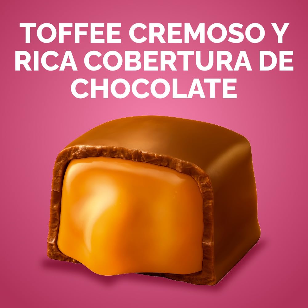 Werther's Original Caramelos Toffee Blandos de Mantequilla y Nata Cubiertos de Chocolate - Formato Ahorro Bolsa 1 kg - Sin Gluten y Aptos para Vegetarianos - Ideales para Picar, Regalar y Compartir