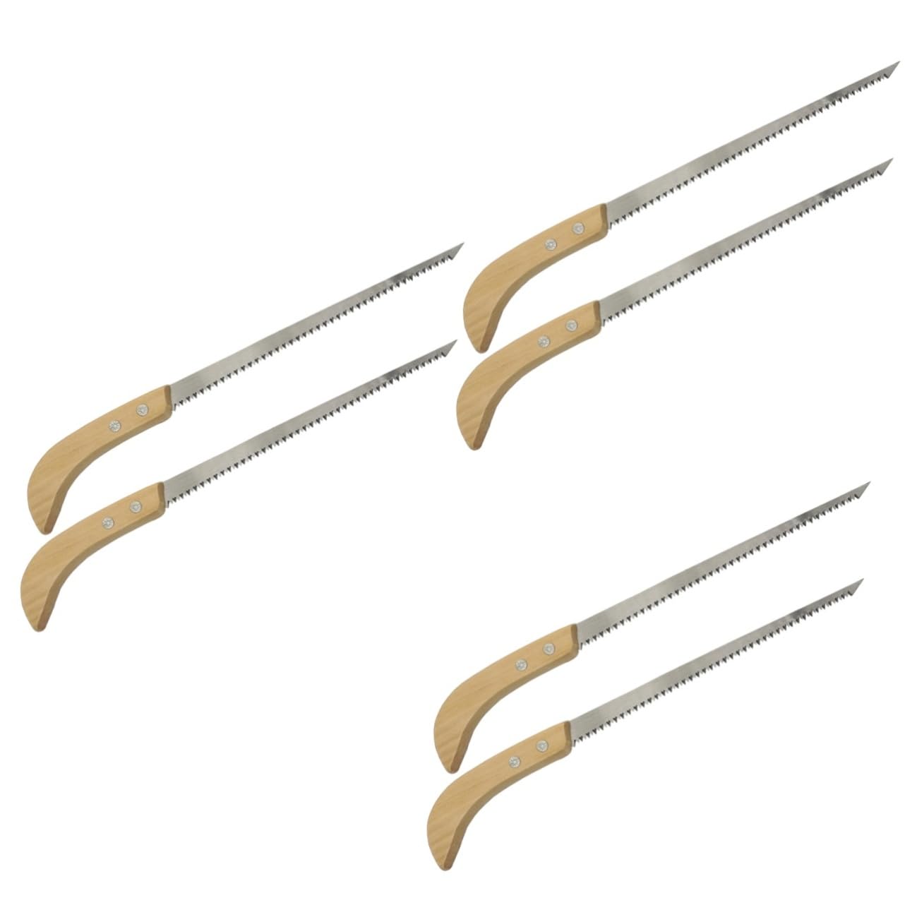 BESTonZON 3 Ensembles Scie À Main De Jardinage Scie De Camping Ergonomique Pour Élagage Coupe Outils Pratiques Pour Jardinage Activités Plein Air 2 Pièces * 3