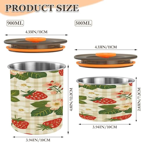 Contenedor hermético de acero para café Qilmy 30oz miniatura 3