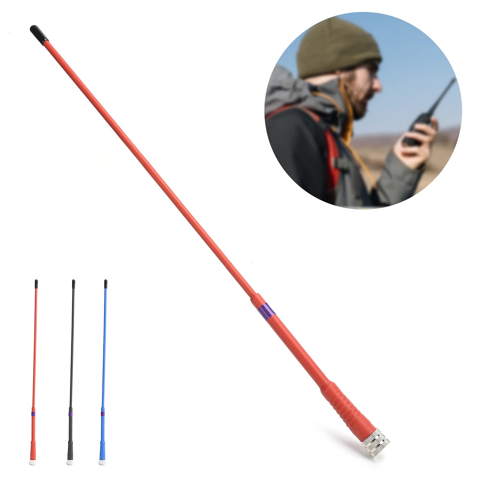 Antenna GPS Portatile Antenna Portatile Alto Guadagno 136-174 MHz Per GPS Astro E Alpha - Rossa Garmin Astro 430 Used