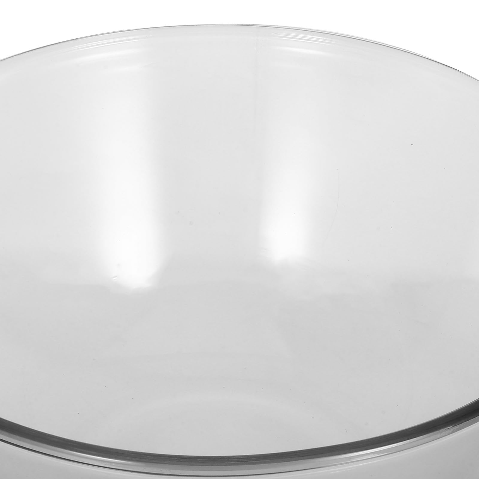 Bol en Verre Borosilicaté Grosse Capacité, Facile à Nettoyer Finition Soignée, Cuisine et Service de Fruits