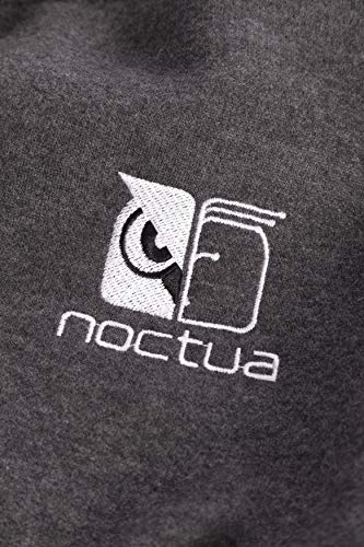 Noctua NP-H1.grey, Unisex Premium Branded Hoodie Sweatshirt (Grey) (M)3