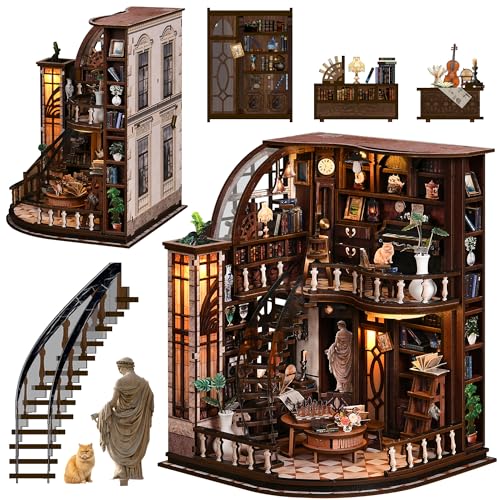 DolphinIsle Bacchus Bookstore Book Nook Kit — DIY book nook kit