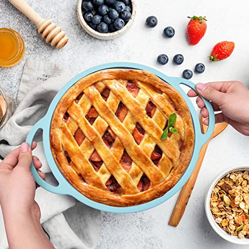 Cookstyle Set Of 4 Silicone Baking Pans - Non-Stick Round Baking Pans With Quick Release And Easy Grip Handles For Homemade Bread, Loaves And Meatloaf. #TOP6