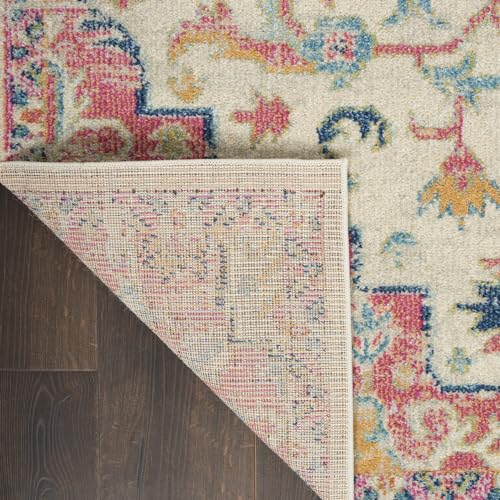 Tapete Decorativo Nourison Passion 114x94 cm Rosa miniatura 3