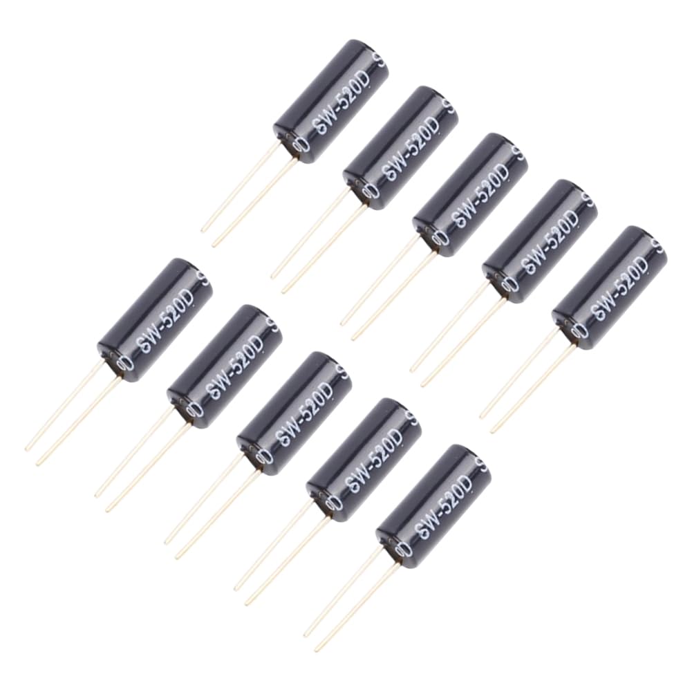 Tool Part for SW-520D Vibration Sensor Metal Ball Tilt Shaking Switch Roller-Type Tilted Vibration Sensing Single-Directional Trigger Switch