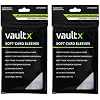 مجموعة هدايا Vault X 9 Pocket Exo-Tec Zip Binder باللون الأصفر + أكمام بقيمة 400 بنس