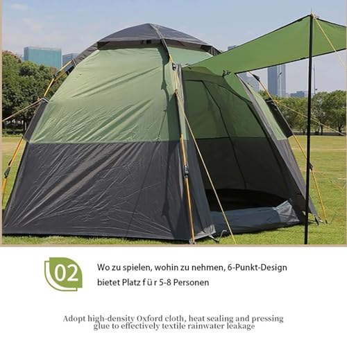 Carpa automática pop-up hexagonal para 2 personas miniatura 5