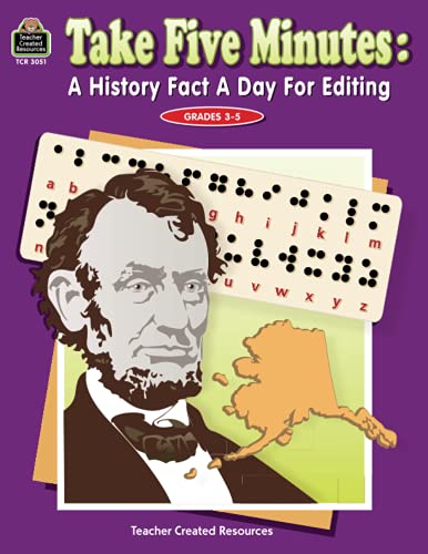 Take Five Minutes: A History Fact a Day for Editing: A History Fact a Day for Editing (Take Five Minutes (Teacher Created Resources))