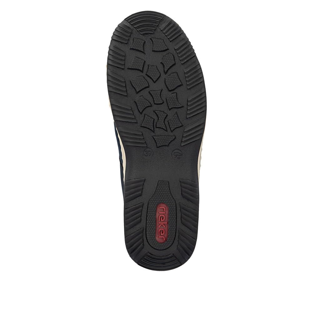 Rieker Damen Slip-On Sneaker L0593, Frauen Halbschuhe, lose Einlage
