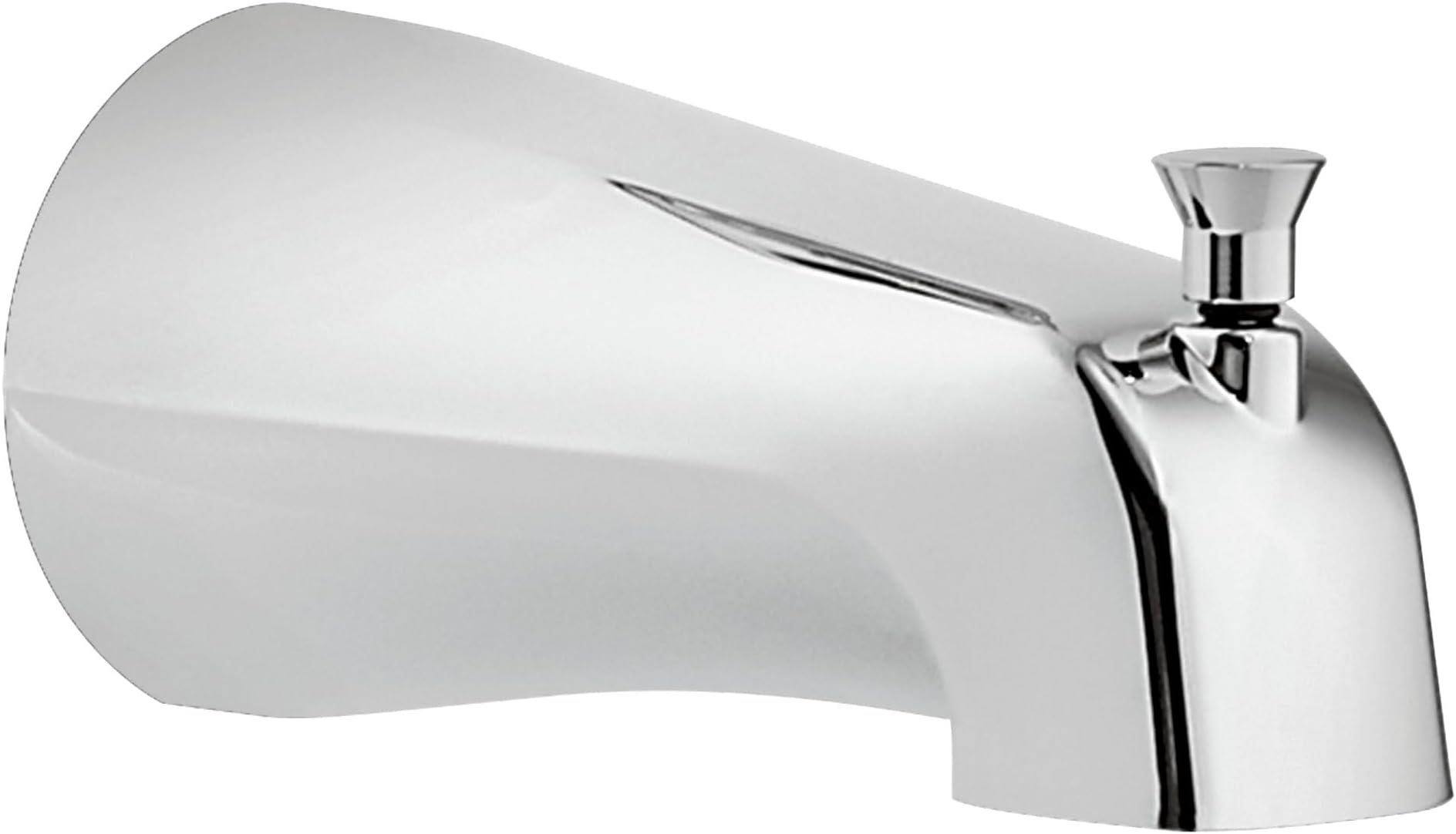 Replacement Bathtub Spout with Lift Rod Diverter for Tub and Shower, Chrome Finish, 3801
