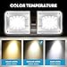 Kohree 12V Led 640 Lumens RV Ceiling Double Dome Light RV Interior Lighting for Trailer Camper with ON/OFF Switch, Natural White 4000-4500K, 48X5050SMD (Pack of 2)