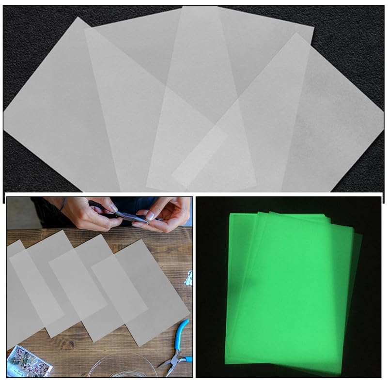 Papier rétractable transparent pour créer des porte-clés rigides SEWACC