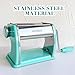KEOKER Clay Press Machine, Polymer Clay Press Machine for Making Clay Earrings, Polymer Clay Roller Machine, 7 Thickness Stainless Steel Polymer Clay Pasta Machine, Polymer Clay Tools