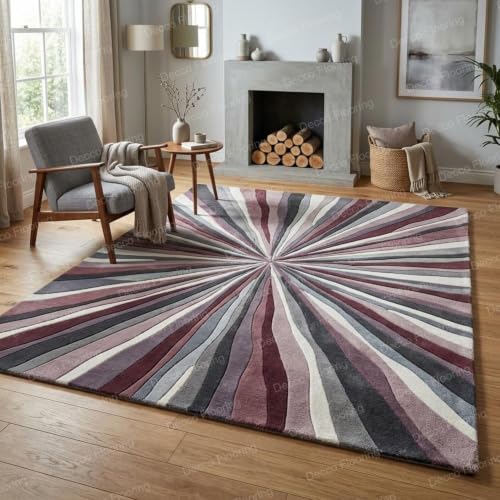 Image of Soft Pure Woolen Modern Collection Tufted Carpet for Living Room,Bedroom'Kitchen and Hall (9 X 12) Feet