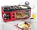 3 In 1 Breakfast Station Toaster Oven Griddle Coffee Maker Retro Mini Kitchen