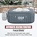 Coleman Hawaii Energy-Efficient AirJet Inflatable Hot Tub 4-6 Person with App-Control