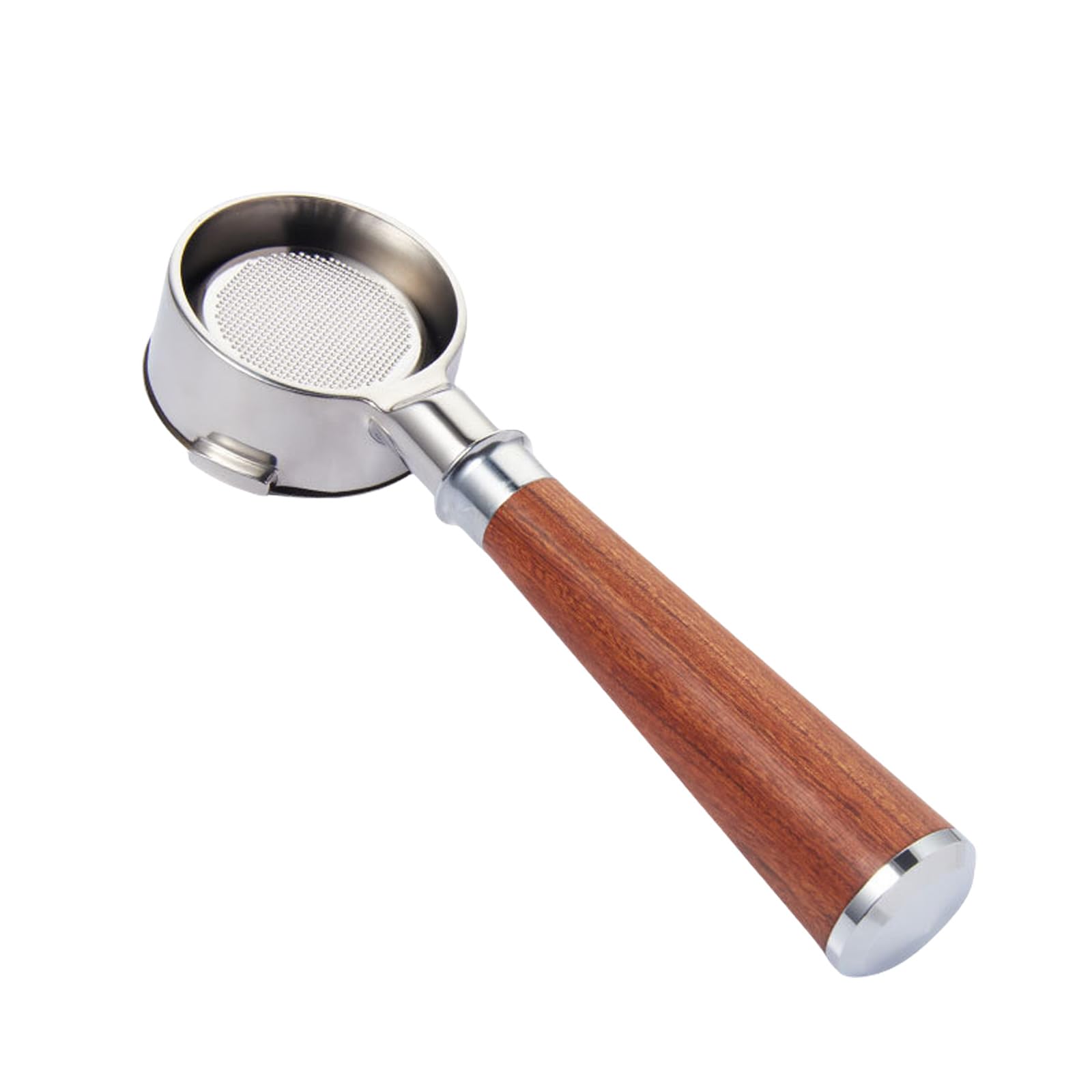 Xinsheinelry Bottomless Coffee Portafilter Coffee Handle for 54mm Espresso Machines Featurings Ergonomic Designs and Vintage Appeal Professional Maker Accessory