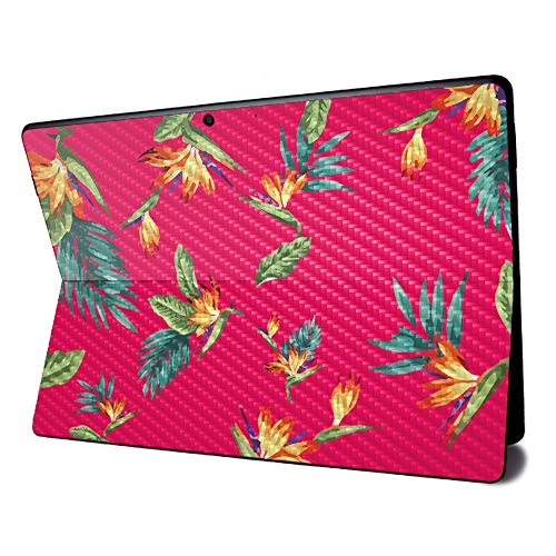 Image of MightySkins Carbon Fiber Skin for Microsoft Surface Pro X - Paradise | Textured Carbon Fiber Finish | Easy to Apply, Remove, and Change Styles | Made in The USA