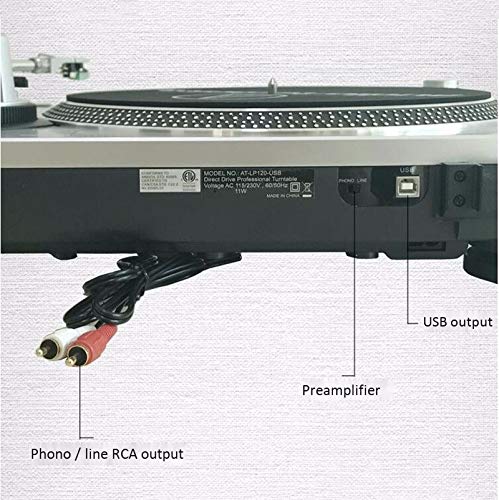 NAMSAR AT-LP120X-USB Direct Drive DJ Turntable, Vinyle Professionnel Fever HiFi Enregistrez Gramophone Player, Supports 3 Vitesses de 33/45/7 8, Compatible avec Plusieurs systèmes d’exploitation - Les Beatles, Paul McCartney, John Lennon, RIngo Starr, George Harrison NAMSAR AT-LP120X-USB Direct Drive DJ Turntable, Vinyle Professionnel Fever HiFi Enregistrez Gramophone Player, Supports 3 Vitesses de 33/45/7 8, Compatible avec Plusieurs systèmes d'exploitation – Image 6