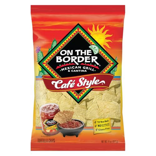 On The Border Cafe Style Tortilla Chips 11 oz (Pack