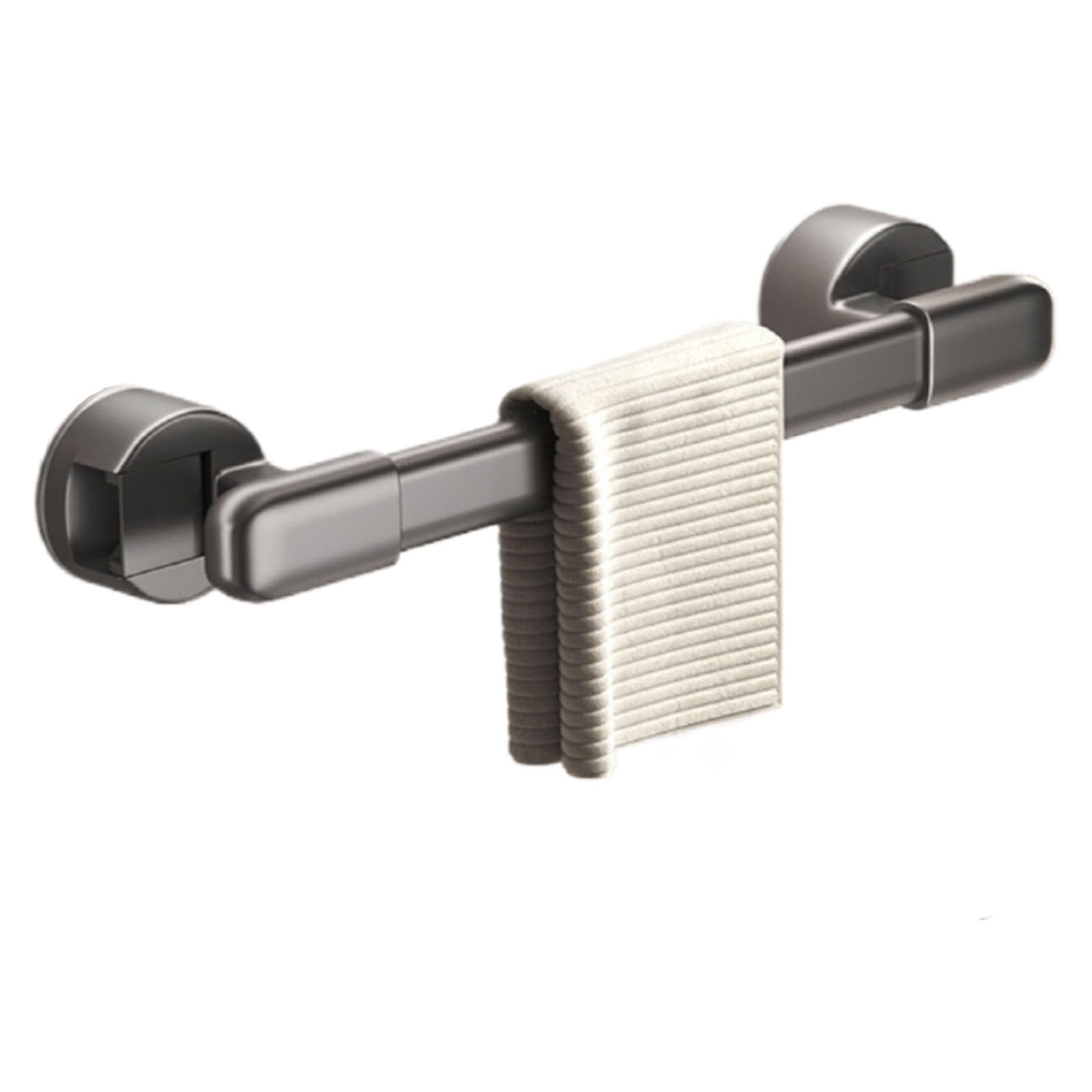 Barre porte-serviettes à ventouse ultra adhérente et anti-chute pour la douche