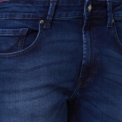 Image of Spykar Men's Rover Regular Fit Mid Rise Casual Jeans