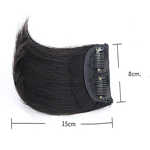 Miniatura 5 de YEKEYI Almohadilla de peluca con clip para el cabello real, almohadilla invisible para el cabello, peluca esponjosa para adelgazar el cabello y