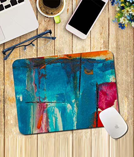Image of WHATS YOUR KICK Abstract Pattern | Floral | Pattern | Rangoli | Printed Mouse Pad /Designer Waterproof Coating Gaming Mouse Pad for Computer /Laptop (Multi27)