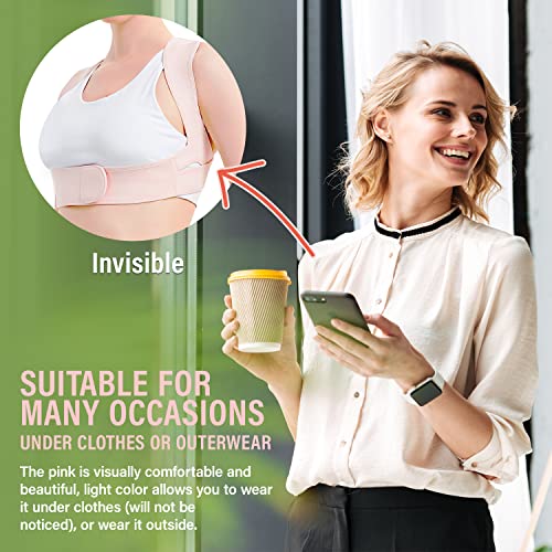 Vicorrect Posture Corrector For Women And Men, Adjustable Upper Back Brace For Clavicle Support And Providing Pain Relief From Neck, Shoulder, And Upper Back (L/Xl) #TOP6
