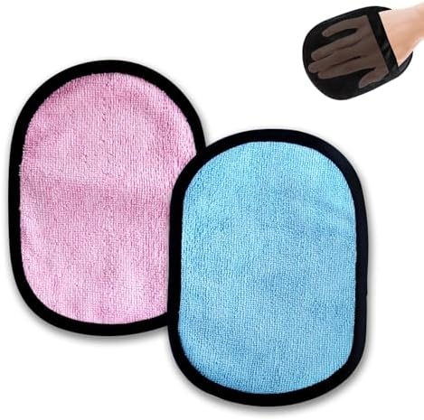 2Pcs Reusable Sand Mitt - Clean Body Sand for Children, Teenagers...