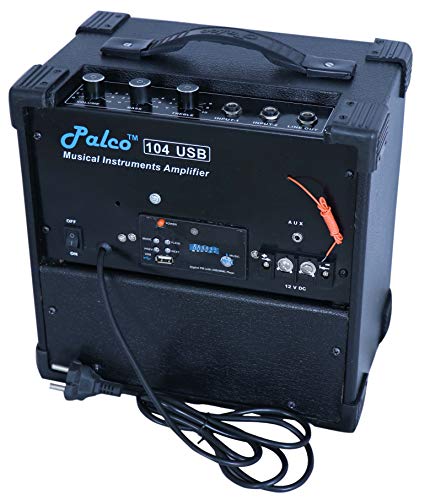 Image of PALCO 104 Amplifier with Bluetooth, USB and FM, Black