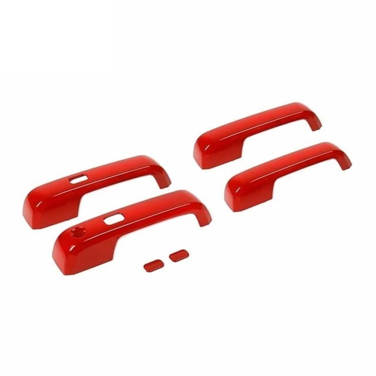 Csspdm C Red Car Exterior Door Handle Grab Bowl Cover Trim Styling Auto Moldings Abs Accessories For Ford F150 2015-2020(C Red)
